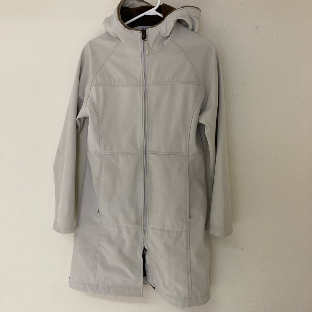 Fjall Beige Softshell Jacket Parka  Womens Sz S